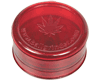 red plastic grinder